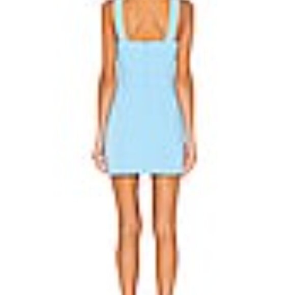 Amanda Uprichard Ace Dress Pacific Blue Small - Picture 2 of 6